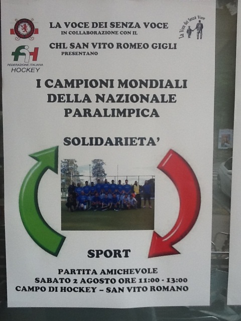 Sabato gli azzurri del paralimpico sono a San Vito Romano